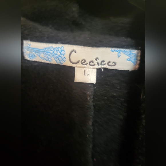 BLACK CARDIGAN WITH POCKETS - Picture 4 of 7